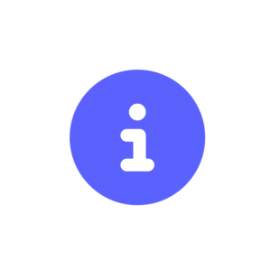 "i" Icon for Product Features and Riders